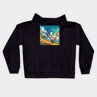 Sonic Racing Tails Kids Hoodie